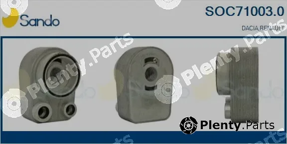 Sando SOC71003.0 — Oil Cooler, engine oil