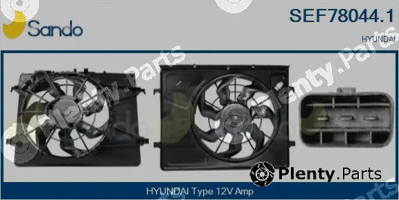 Sando SEF78044.1 — Electric Motor, radiator fan