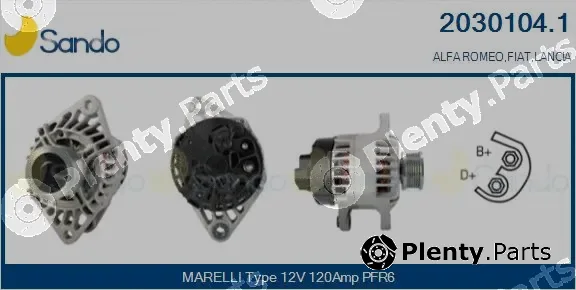 Sando 2030104.1 — Alternator