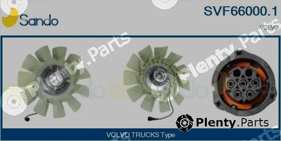 Sando SVF66000.1 — Clutch, radiator fan