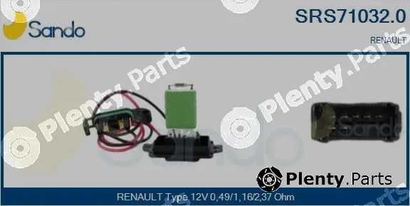 Sando SRS71032.0 — Resistor, interior blower