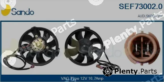 Sando SEF73002.0 — Electric Motor, radiator fan