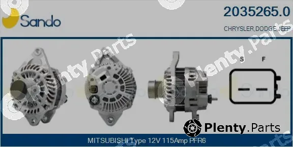Sando 2035265.0 — Alternator