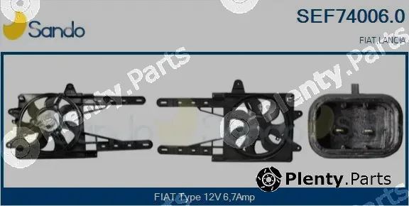 Sando SEF74006.0 — Electric Motor, radiator fan