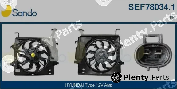 Sando SEF78034.1 — Electric Motor, radiator fan