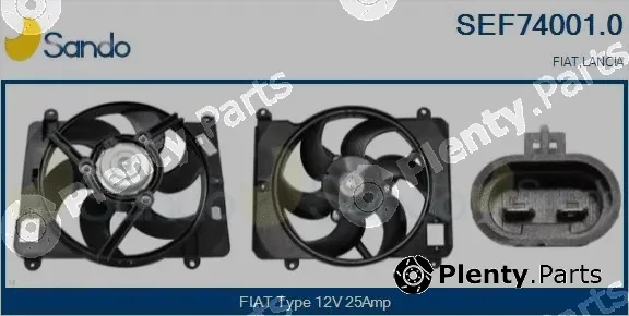 Sando SEF74001.0 — Electric Motor, radiator fan