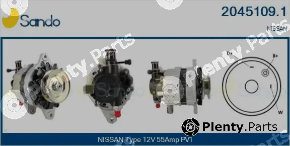 Sando 2045109.1 — Alternator