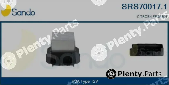 Sando SRS70017.1 — Resistor, interior blower