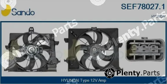 Sando SEF78027.1 — Electric Motor, radiator fan