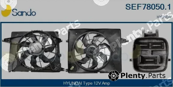 Sando SEF78050.1 — Electric Motor, radiator fan
