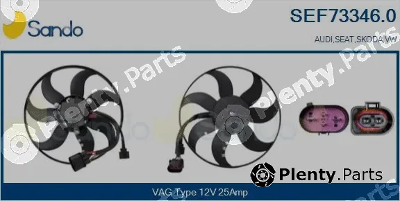 Sando SEF73346.0 — Fan, engine cooling