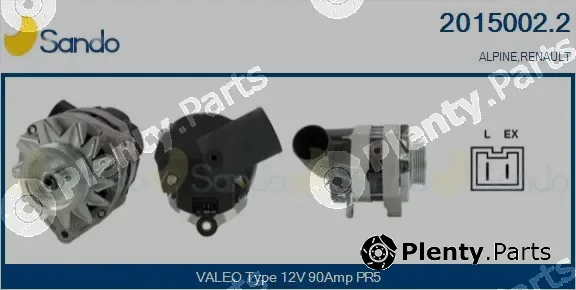 Sando 2015002.2 — Alternator