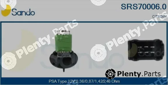 Sando SRS70006.0 — Resistor, interior blower