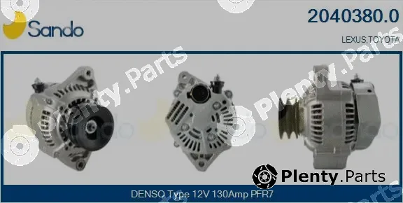 Sando 2040380.0 — Alternator