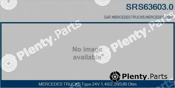 Sando SRS63603.0 — Resistor, interior blower