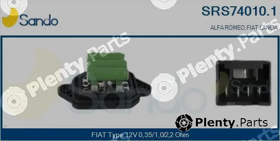 Sando SRS74010.1 — Resistor, interior blower