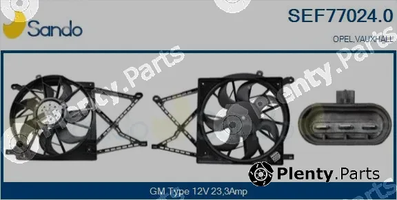 Sando SEF77024.0 — Electric Motor, radiator fan