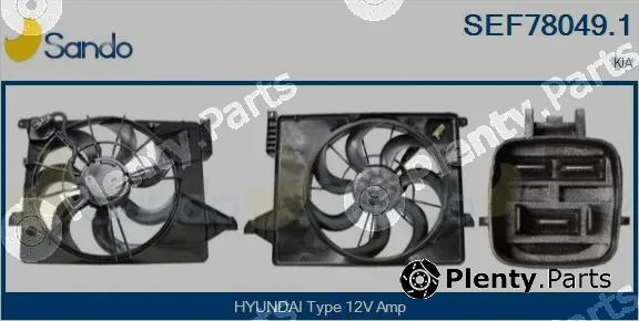 Sando SEF78049.1 — Electric Motor, radiator fan