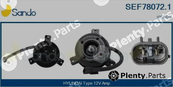 Sando SEF78072.1 — Electric Motor, radiator fan