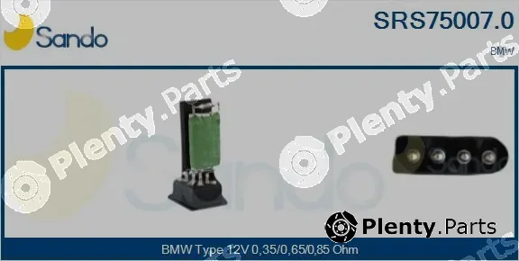 Sando SRS75007.0 — Resistor, interior blower