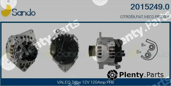 Sando 2015249.0 — Alternator