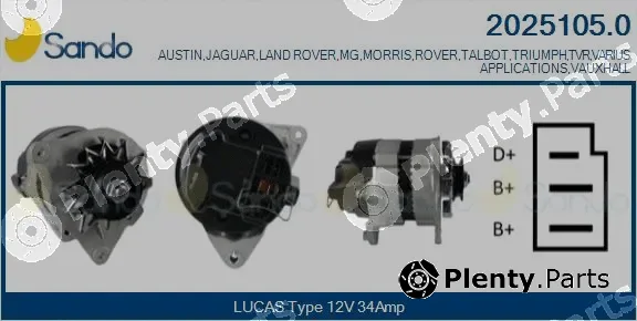 Sando 2025105.0 — Alternator
