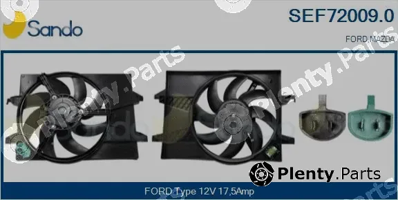 Sando SEF72009.0 — Electric Motor, radiator fan