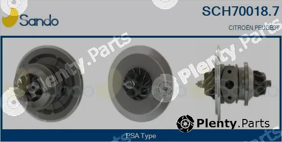 Sando SCH70018.7 — Core assembly, turbocharger