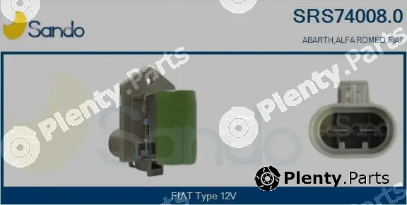 Sando SRS74008.0 — Series resistor, electric motor (radiator fan)