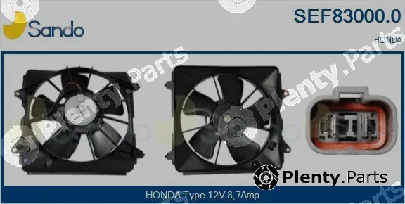 Sando SEF83000.0 — Electric Motor, radiator fan