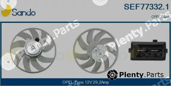 Sando SEF77332.1 — Fan, engine cooling