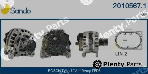 Sando 2010567.1 — Alternator