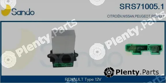 Sando SRS71005.1 — Resistor, interior blower