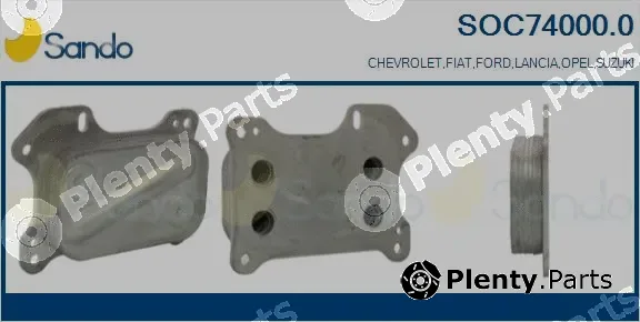 Sando SOC74000.0 — Oil Cooler, engine oil
