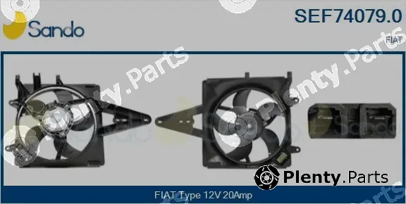 Sando SEF74079.0 — Electric Motor, radiator fan