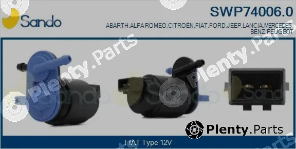 Sando SWP74006.0 — Washer Fluid Pump, window cleaning