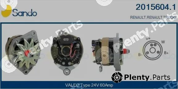 Sando 2015604.1 — Alternator