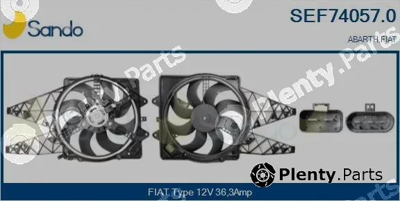 Sando SEF74057.0 — Electric Motor, radiator fan