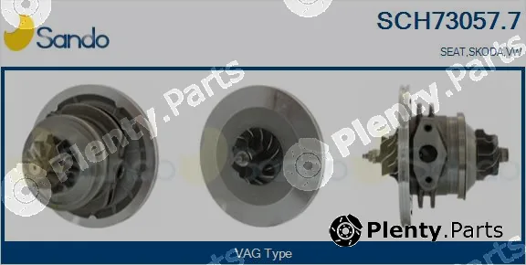 Sando SCH73057.7 — Core assembly, turbocharger