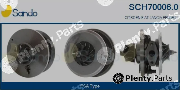 Sando SCH70006.0 — Core assembly, turbocharger