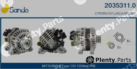 Sando 2035311.0 — Alternator