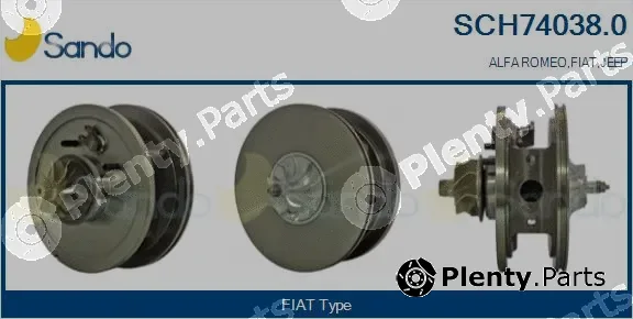 Sando SCH74038.0 — Core assembly, turbocharger
