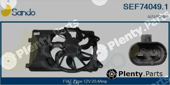 Sando SEF74049.1 — Electric Motor, radiator fan
