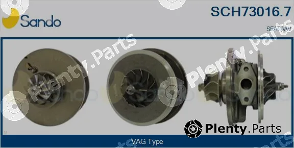 Sando SCH73016.7 — Core assembly, turbocharger