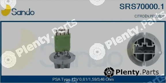 Sando SRS70000.1 — Resistor, interior blower