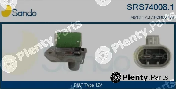 Sando SRS74008.1 — Series resistor, electric motor (radiator fan)