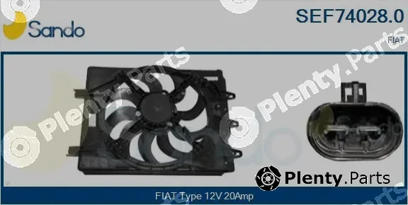 Sando SEF74028.0 — Electric Motor, radiator fan