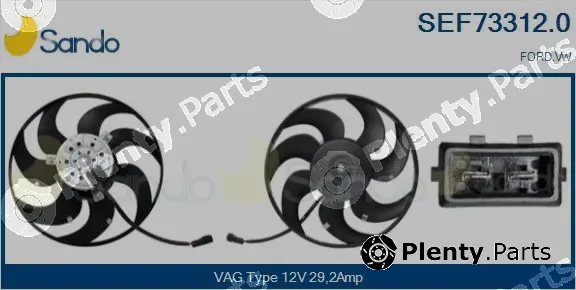 Sando SEF73312.0 — Fan, engine cooling