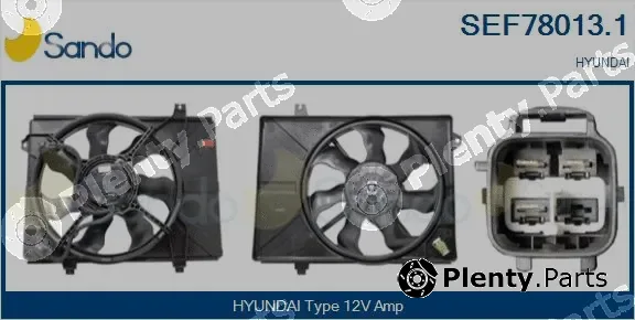 Sando SEF78013.1 — Electric Motor, radiator fan