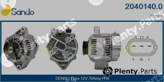 Sando 2040140.0 — Alternator